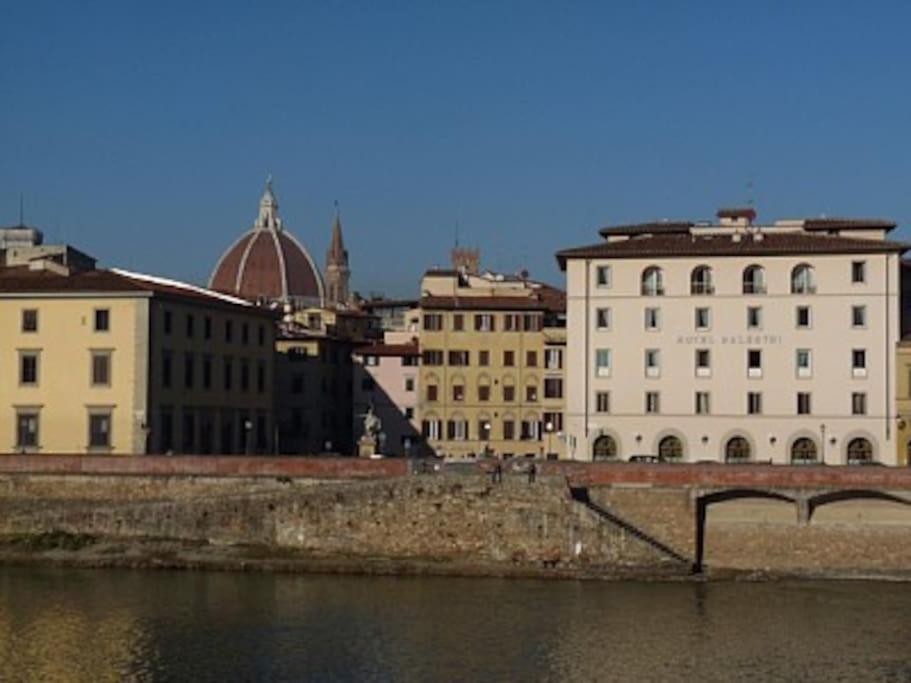Apartmán Old Bridge Florencie Exteriér fotografie
